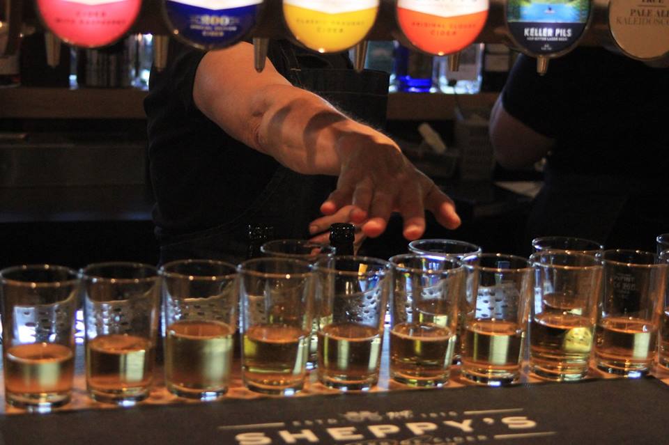 Sheppy's cider tasting