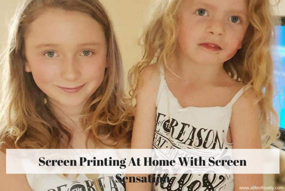 Screen Printing At Home With Screen Sensation