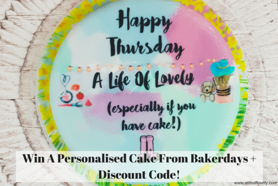 Win A Personalised Cake From Bakerdays + Discount Code!