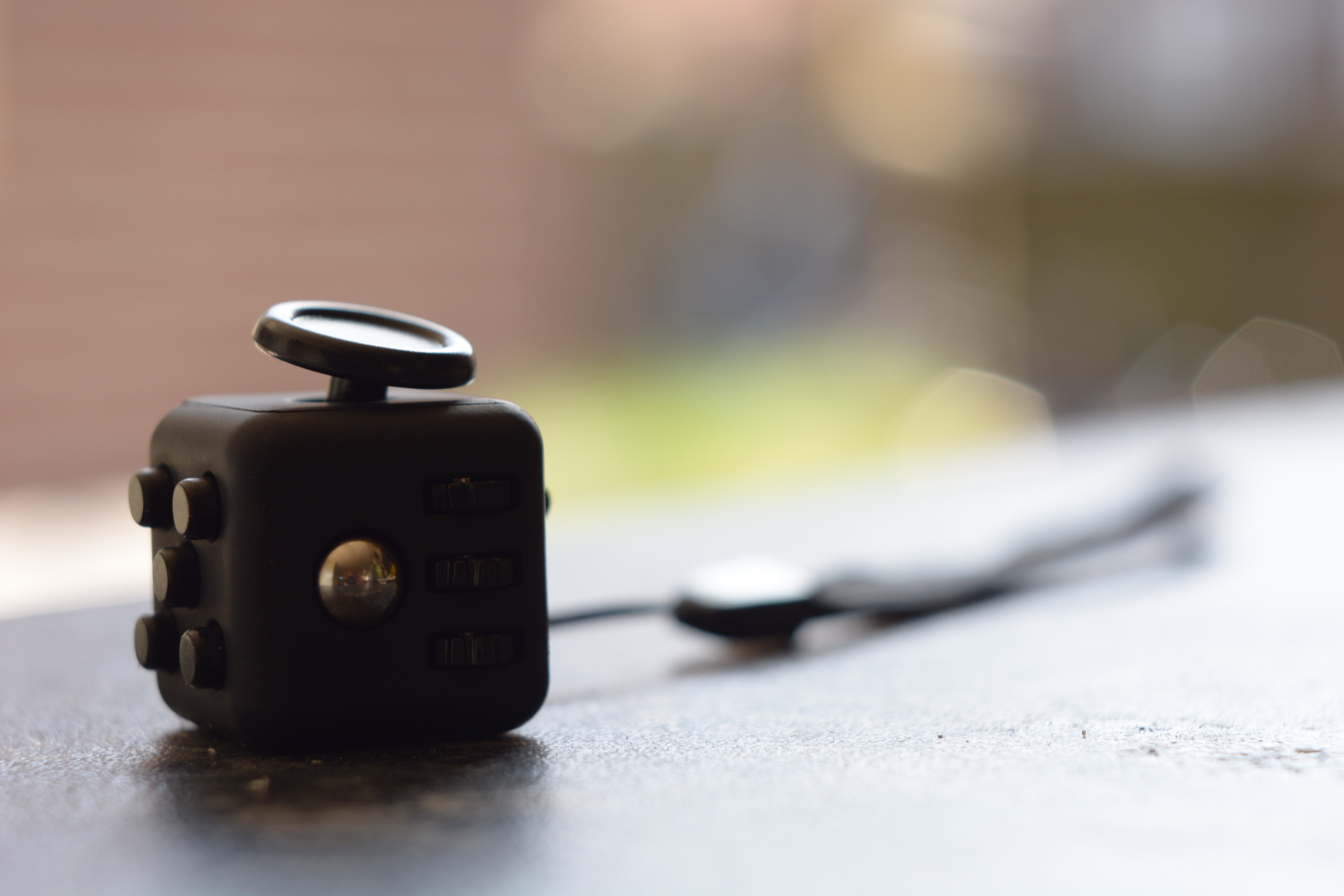 close up fidget cube