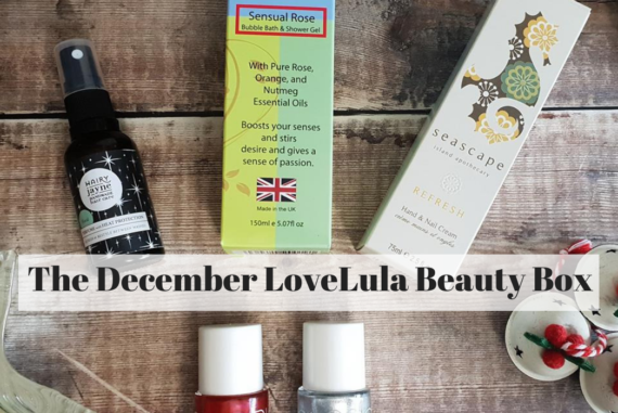 The December LoveLula Beauty Box
