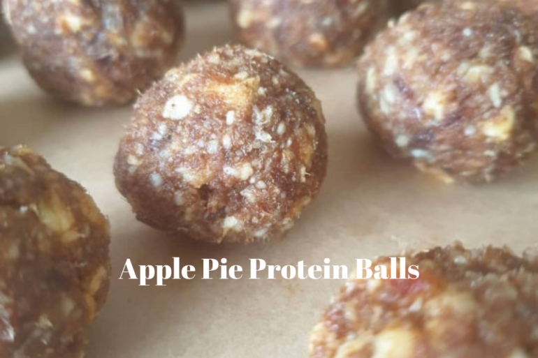 Apple Pie Protein Balls