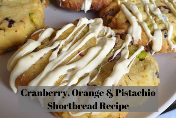Cranberry, Orange & Pistachio Shortbread Recipe