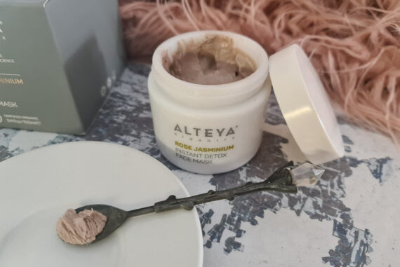 Alteya Certified Organic Instant Detox Face Mask Rose Jasminium