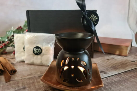 Kiss The Moon Aromatherapy Soy Wax Melts Burner Gift Set review