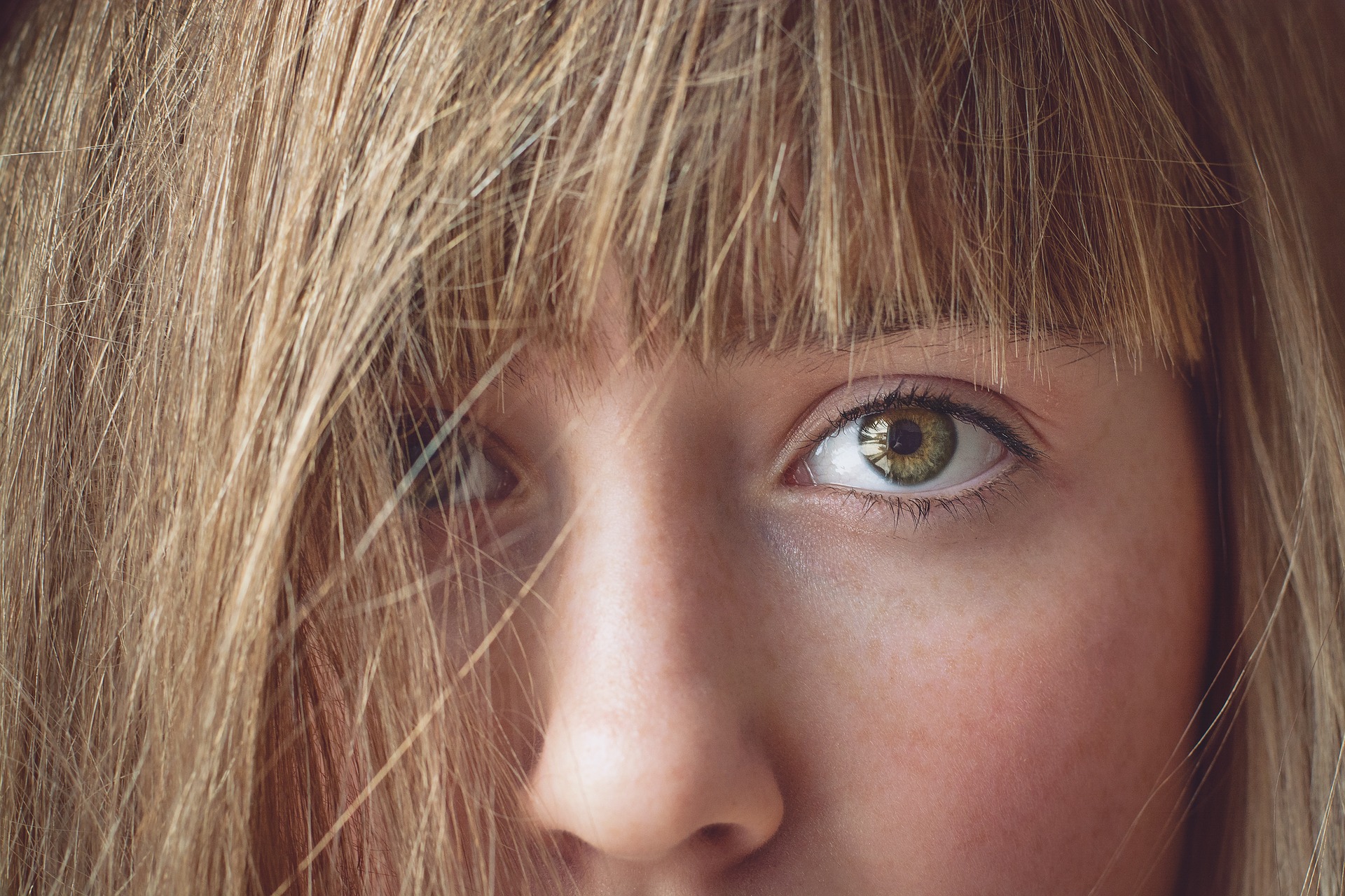 woman face nose rhinoplasty