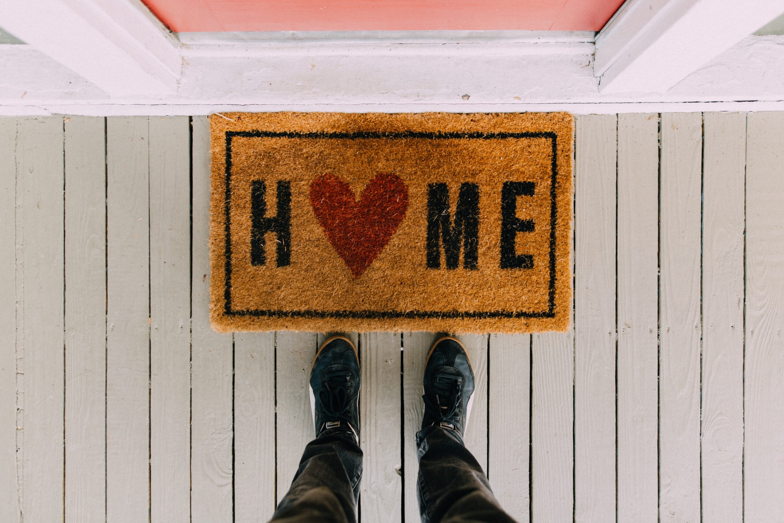 welcome home door mat