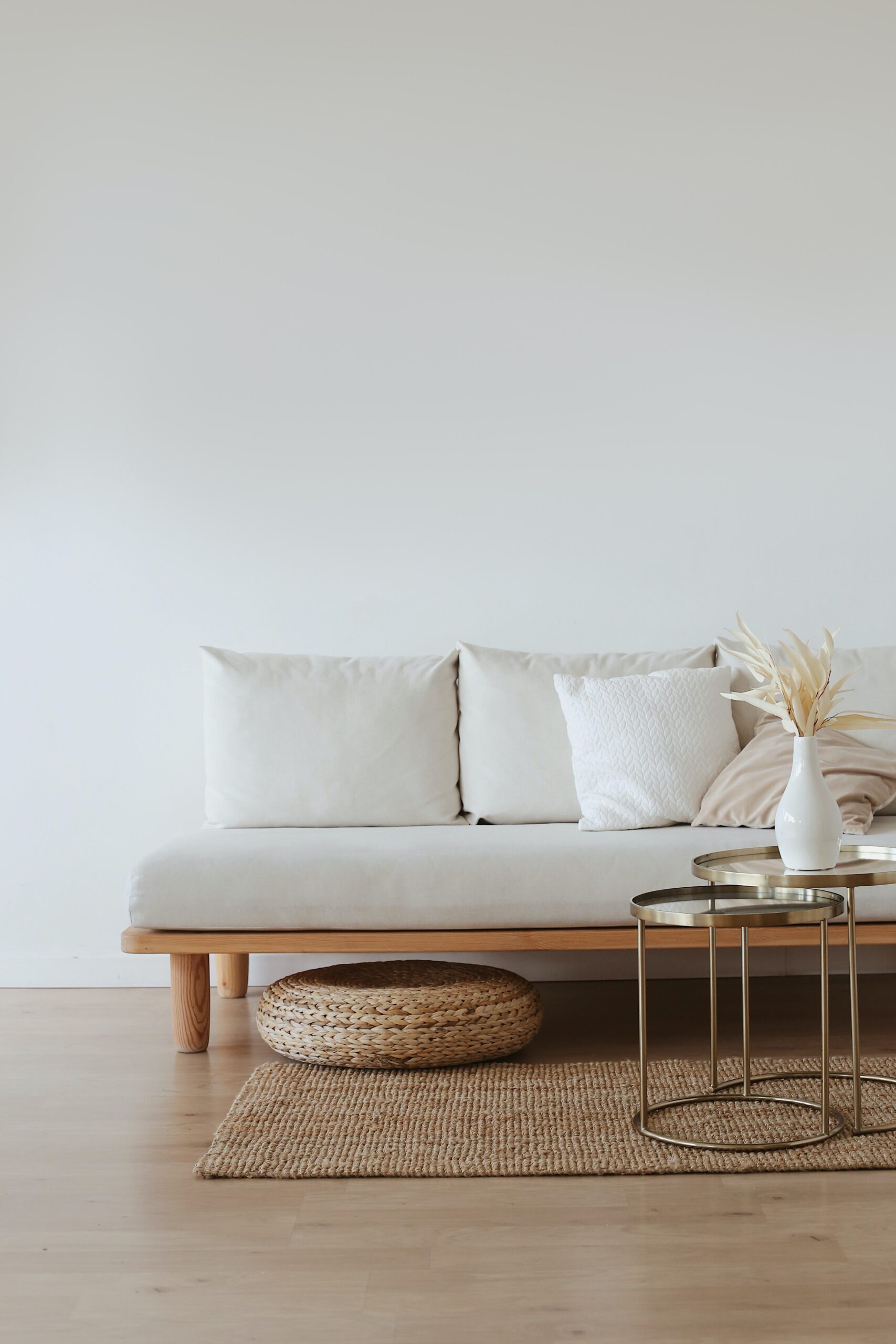 white couch
