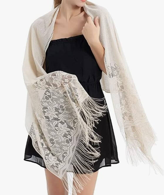 Silk shawl or pashmina
