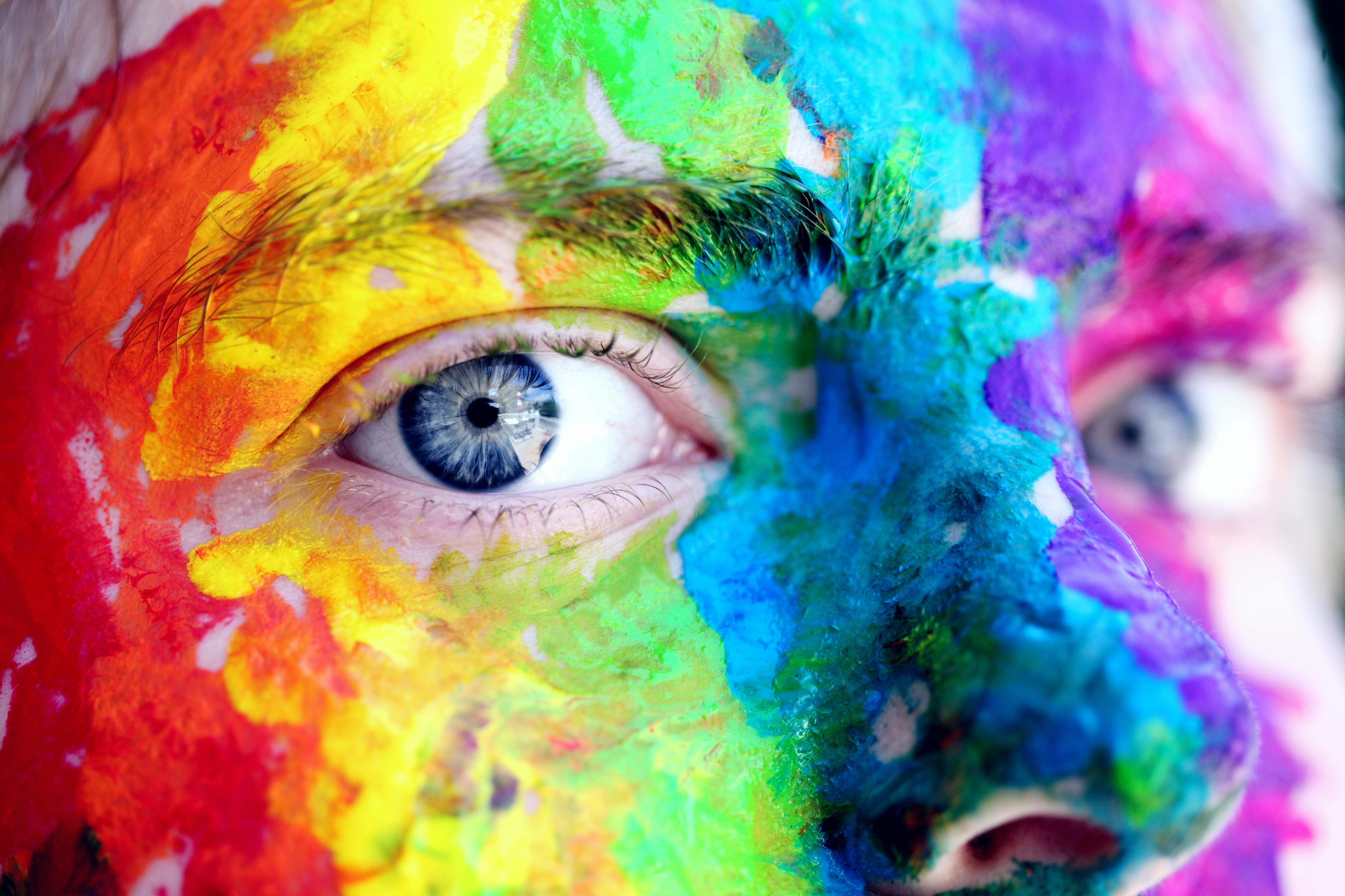 Person with body paint