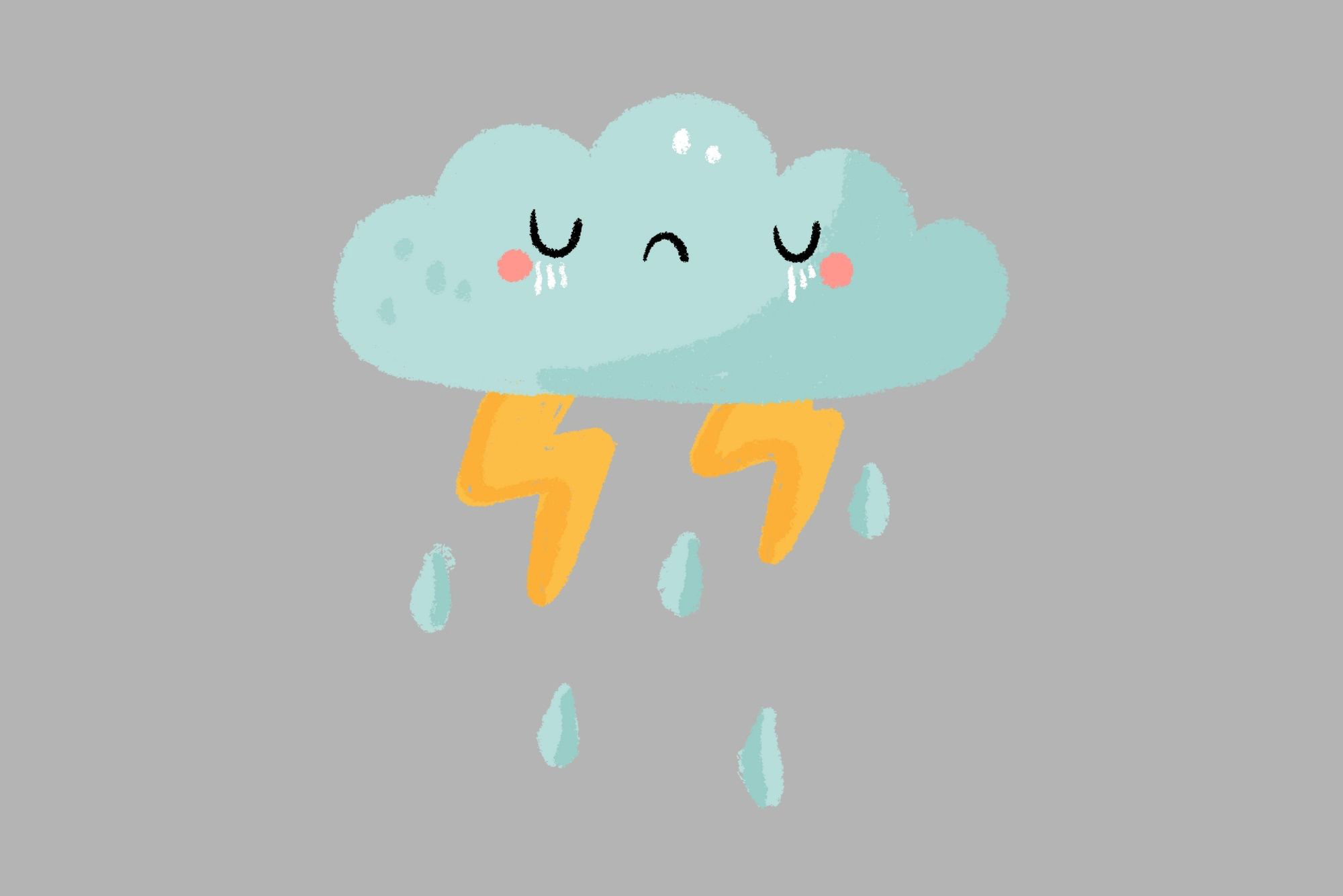 Gloomy cloud
